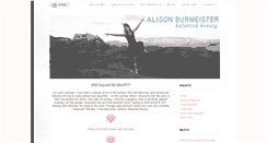 Desktop Screenshot of alisonburmeister.com